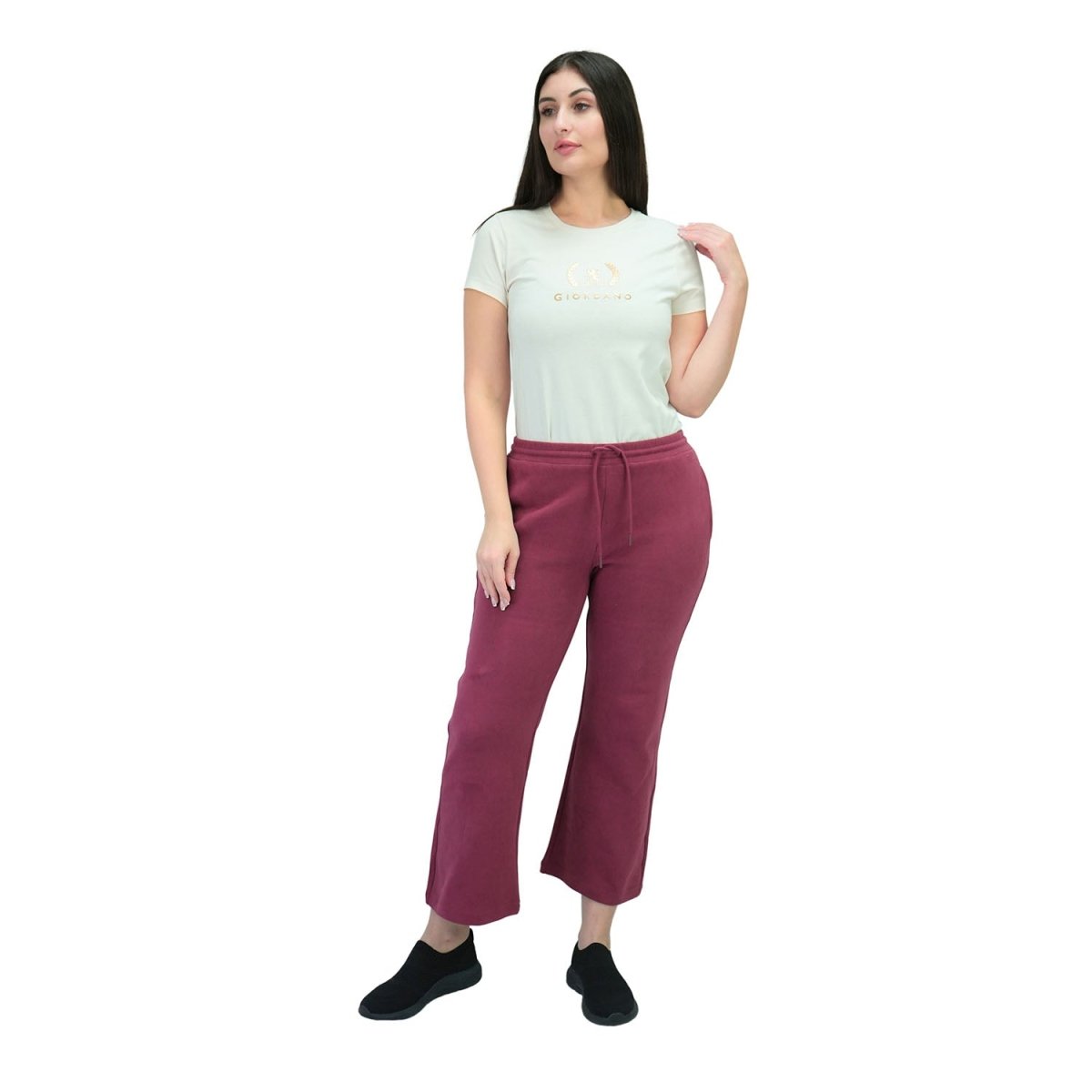 Women's Cotton - Polyester Ultra Soft Knit Pant - Giordano