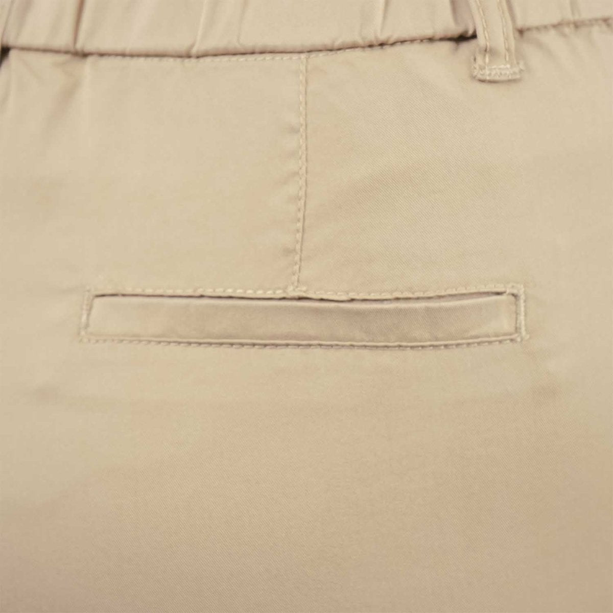 Women's High - Waist Cotton Blend Twill Tapered Pants - Giordano