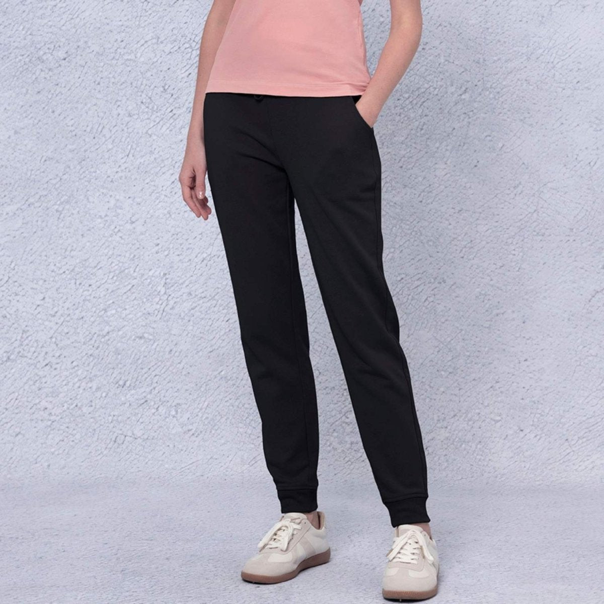 High Rise Joggers Women Women's High Waist Joggers Black Giordano UAE