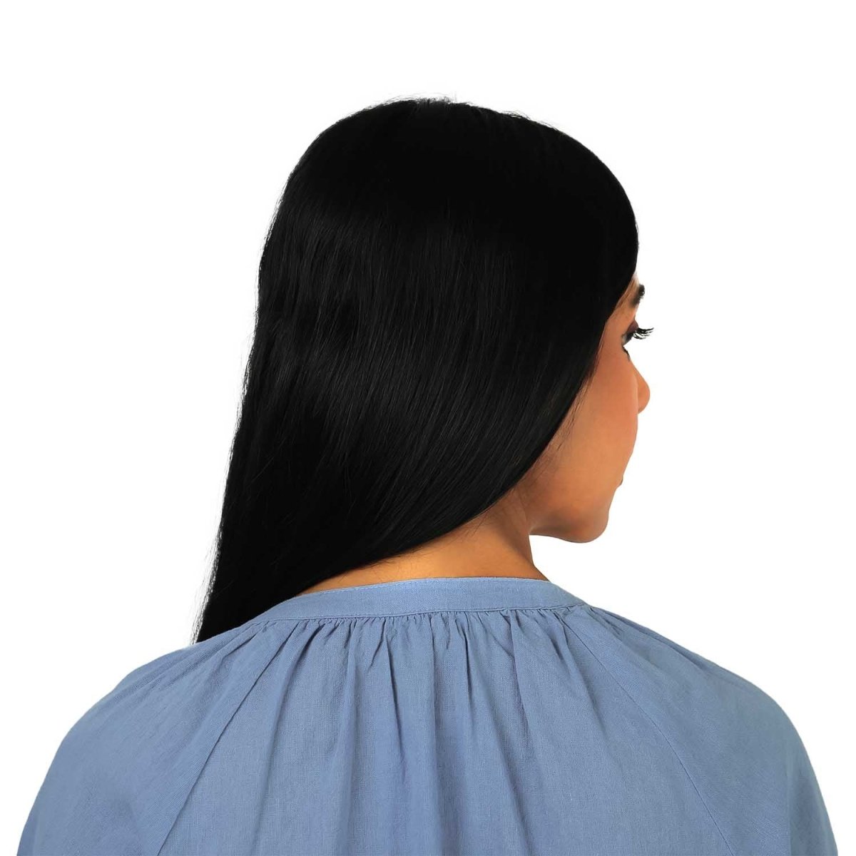 Women's Linen - Cotton Poplin V - Neck Long Sleeve Shirt - Giordano