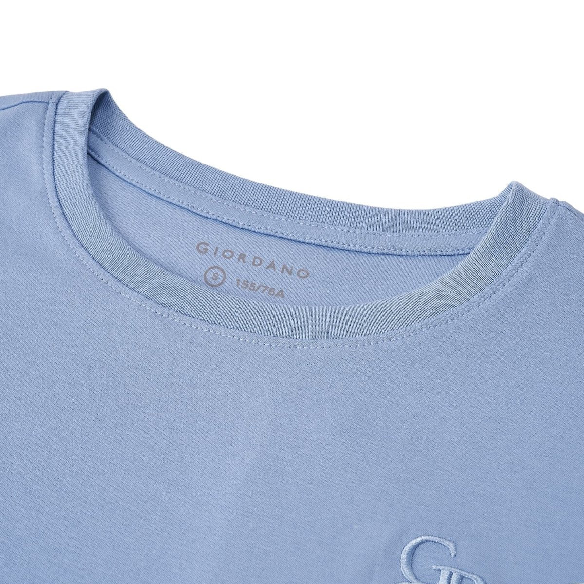Women's Liquid Touch Embroidered Cotton Tee - Giordano
