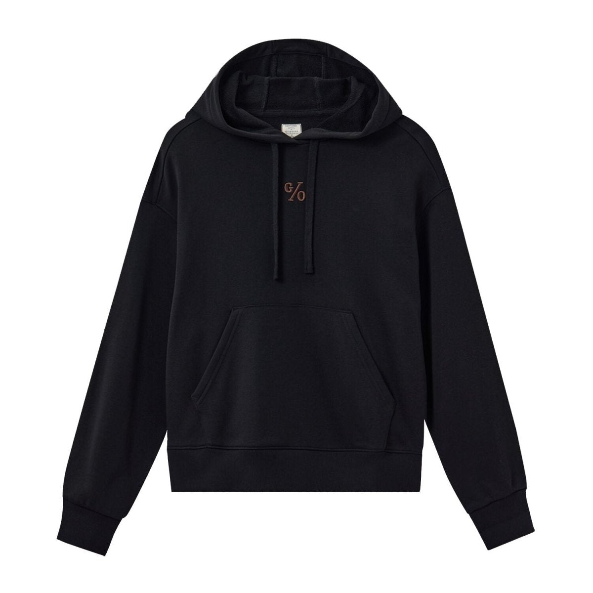 Women’s Loose Fit French Terry Hoodie With Embroidery - Giordano