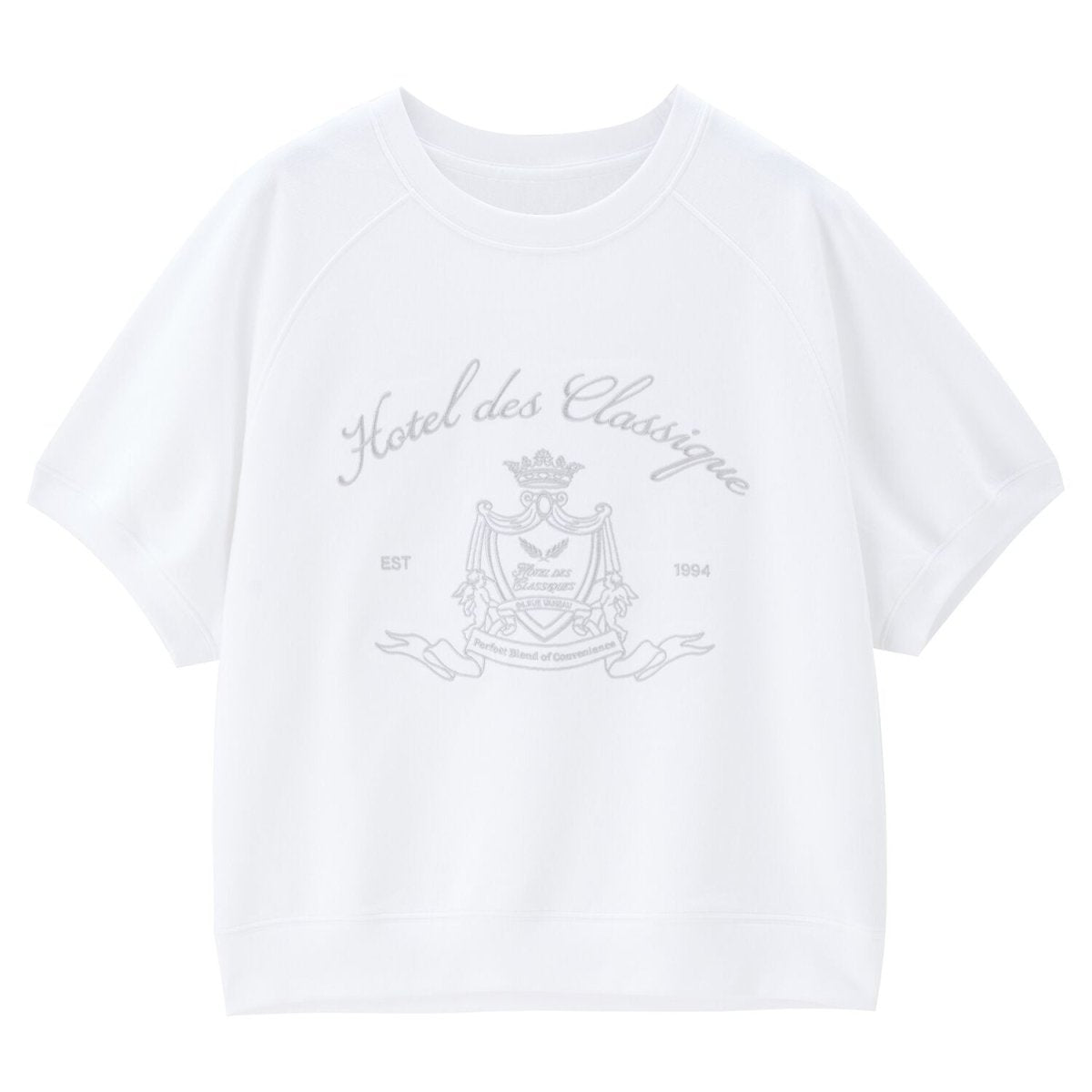 Women's Printed Cotton Terry Loose Fit T-Shirt | Korea Collection - Giordano