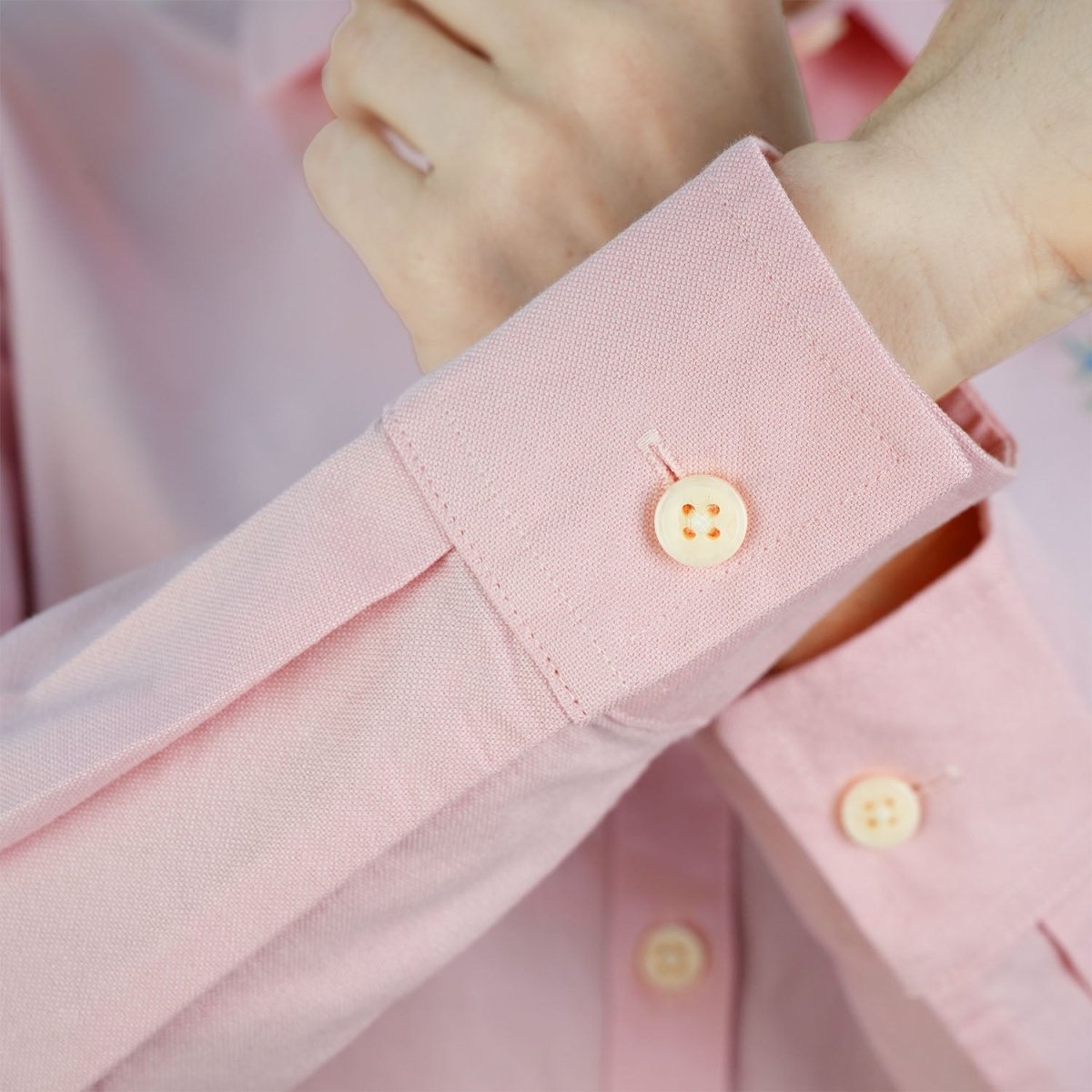 Women’S Slim Fit Cotton Oxford Shirt | Acute Collar With Embroidery S - Shop Giordano