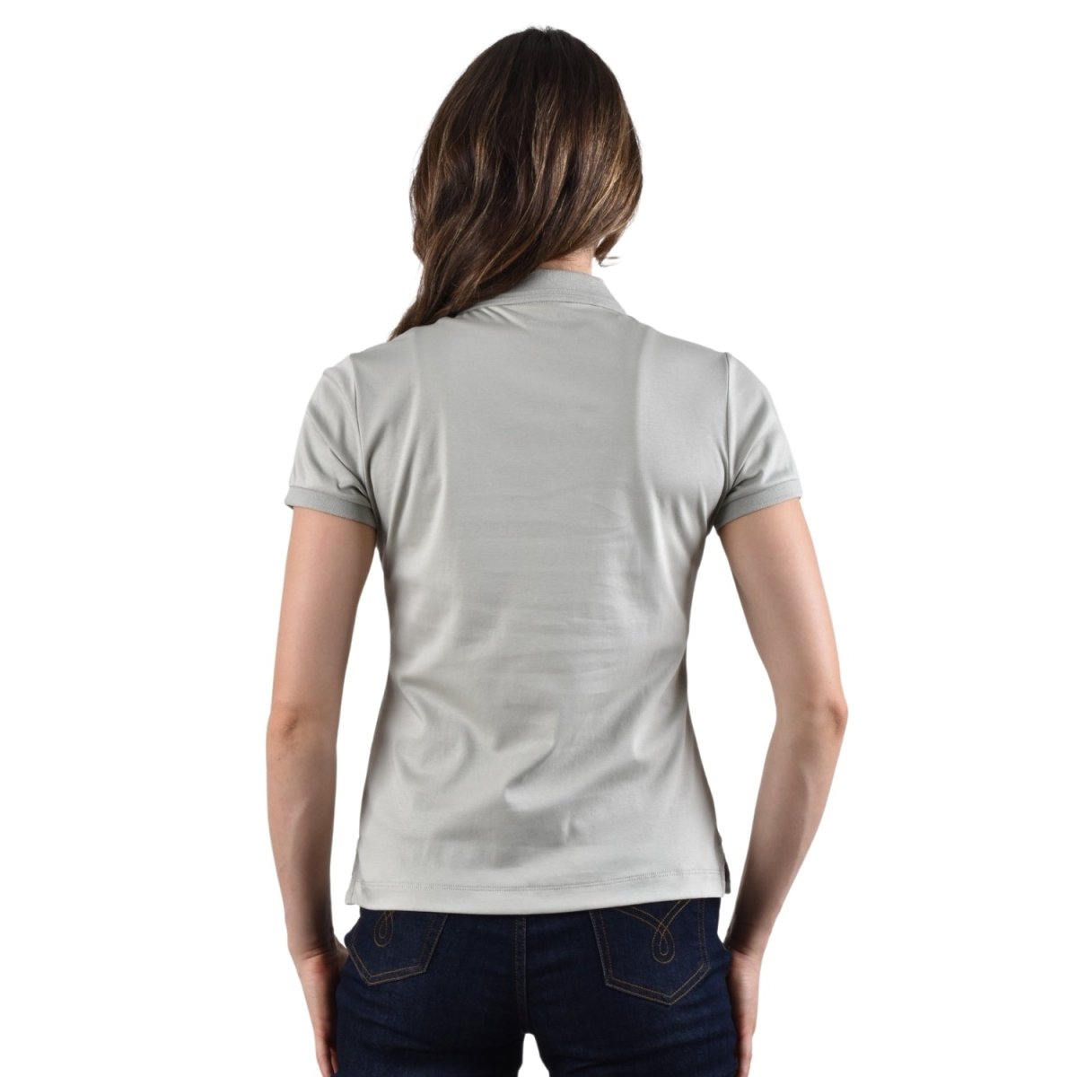 Women's Slim Fit Embroidery Bold Polo (Liquid Touch) - Giordano