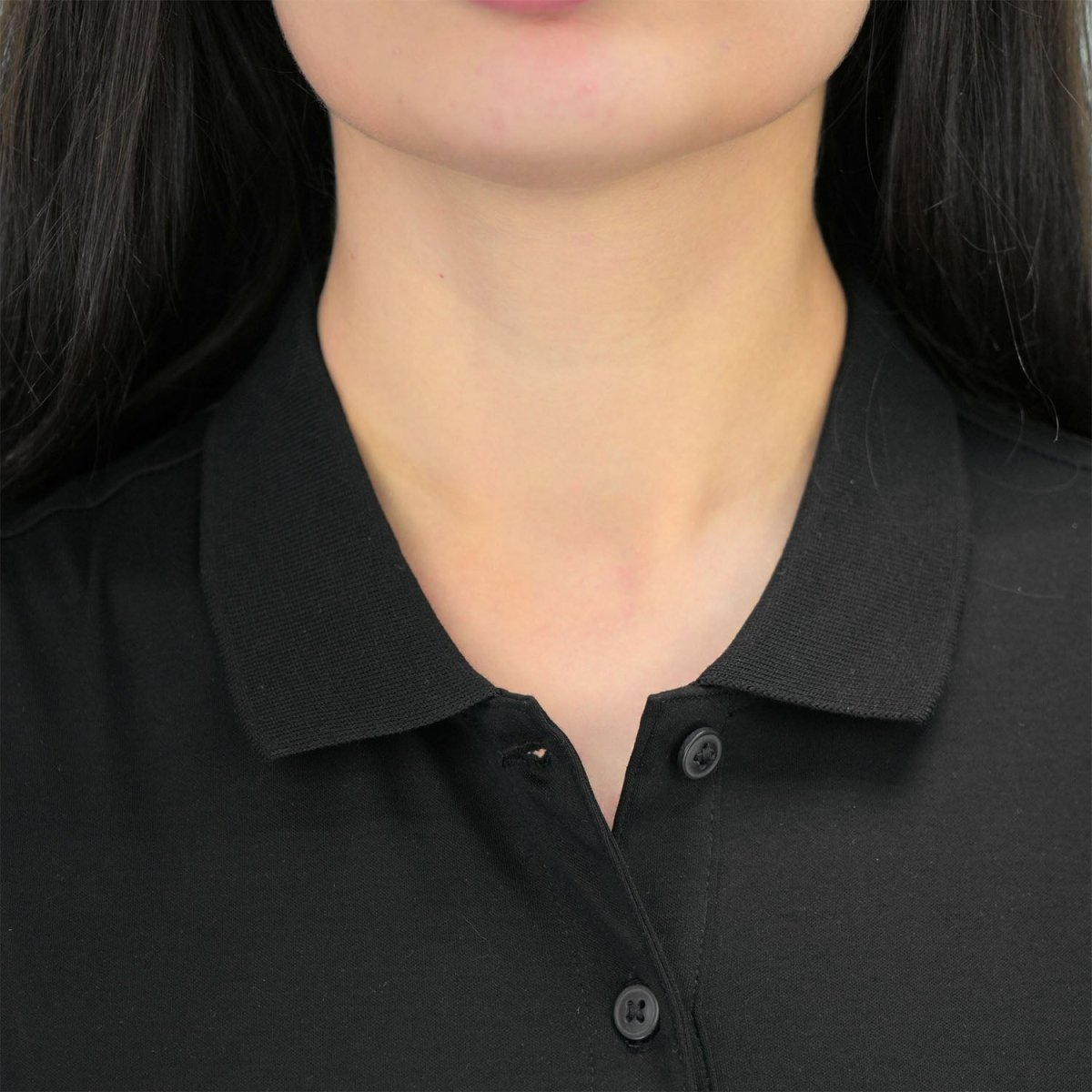 Women's Slim Fit Embroidery Bold Polo (Liquid Touch) - Giordano