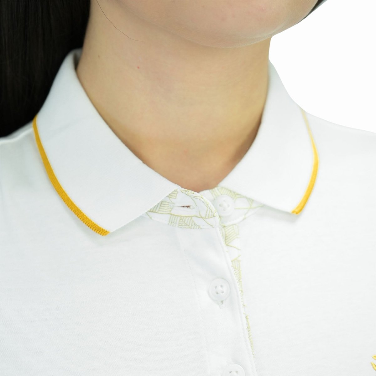 Women's Slim Fit Embroidery Bold Polo (Liquid Touch) - Giordano
