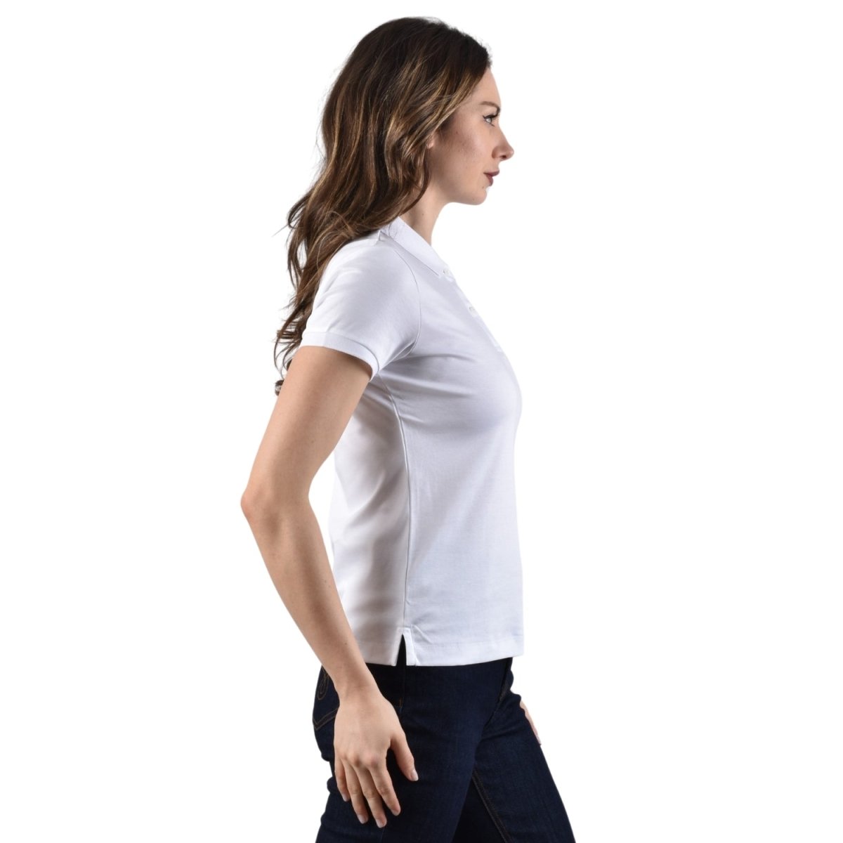 Women's Slim Fit Embroidery Bold Polo (Liquid Touch) - Giordano