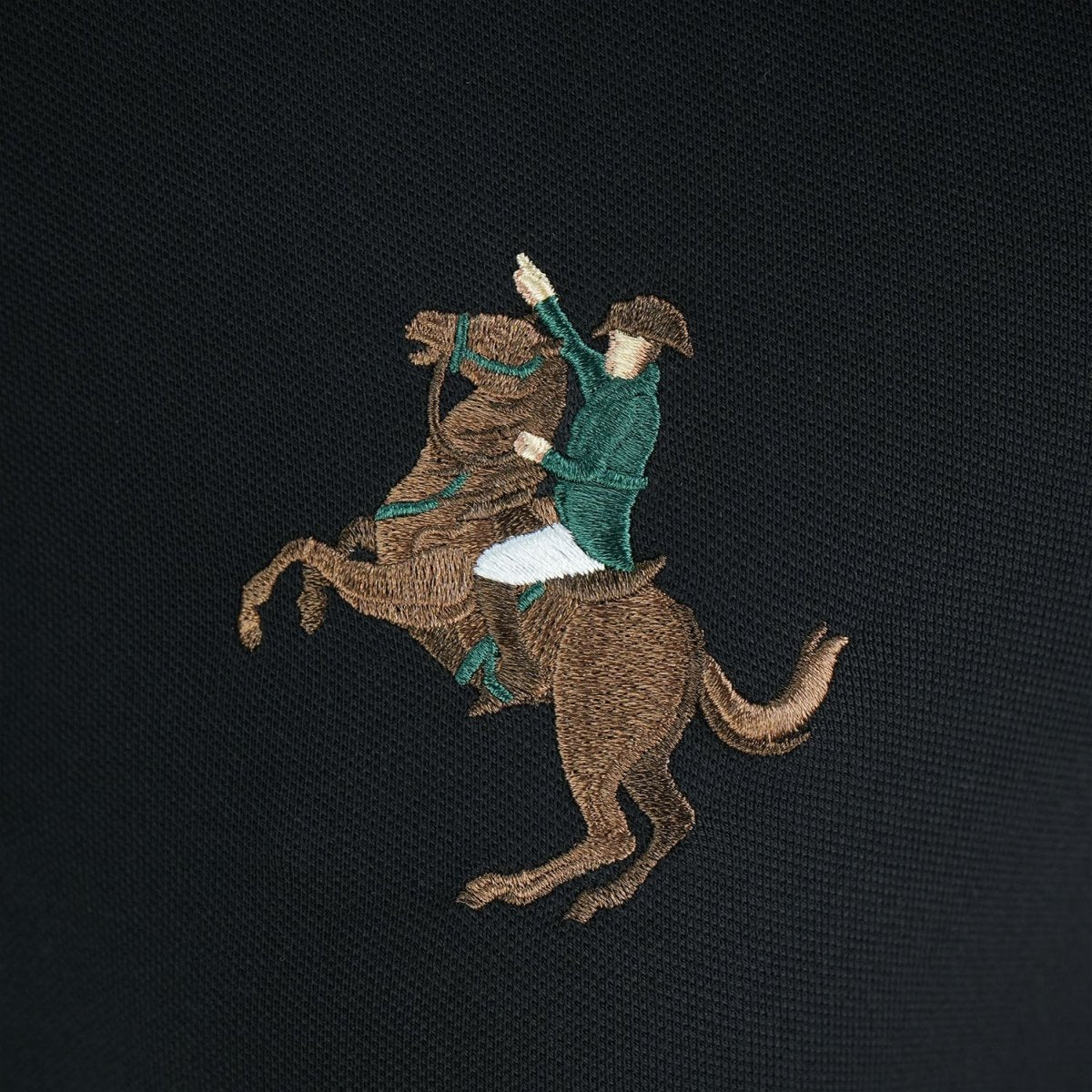 Women's Slim Fit Napoleon Embroidery Polo - Giordano