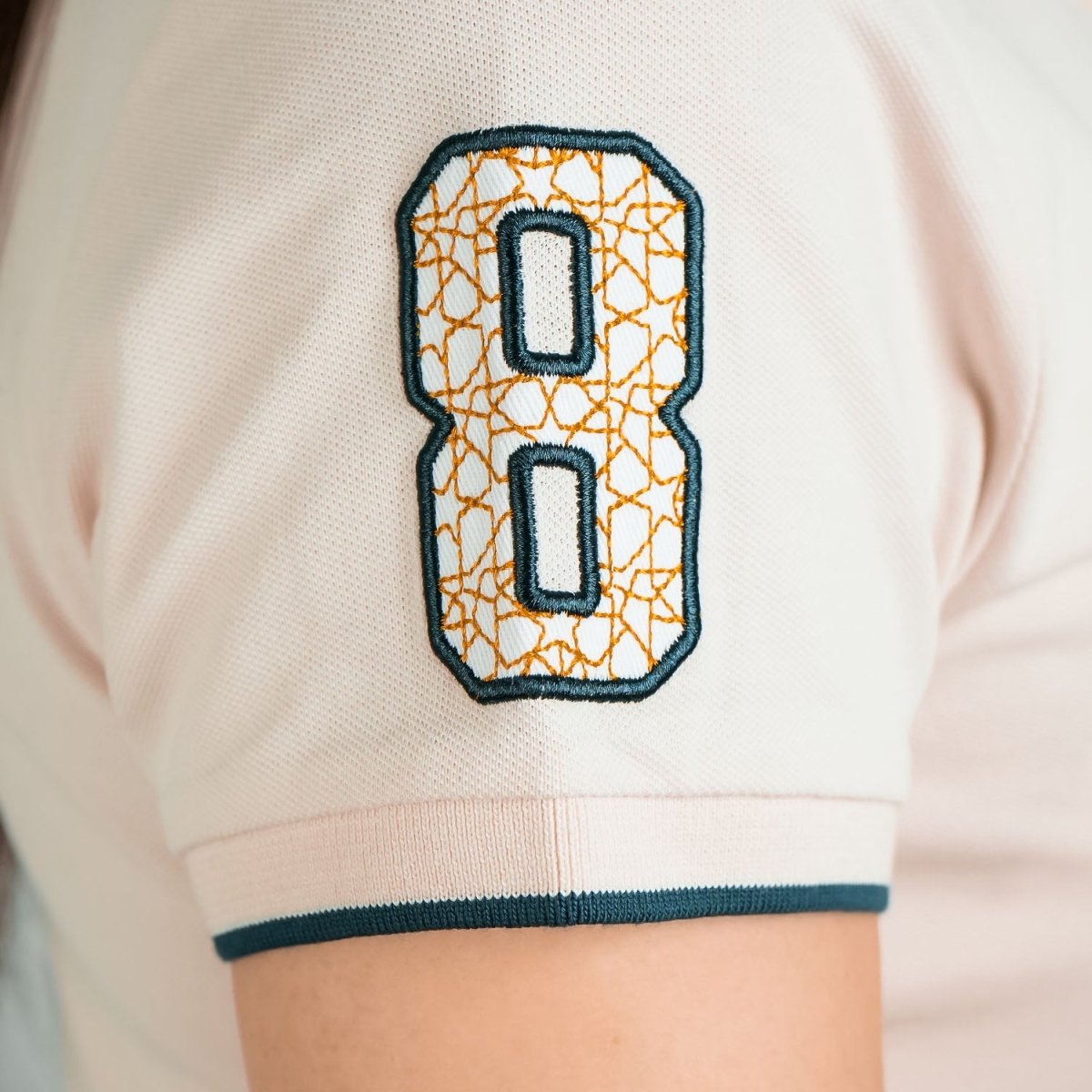 Women's Slim Fit Napoleon Embroidery Polo - Giordano