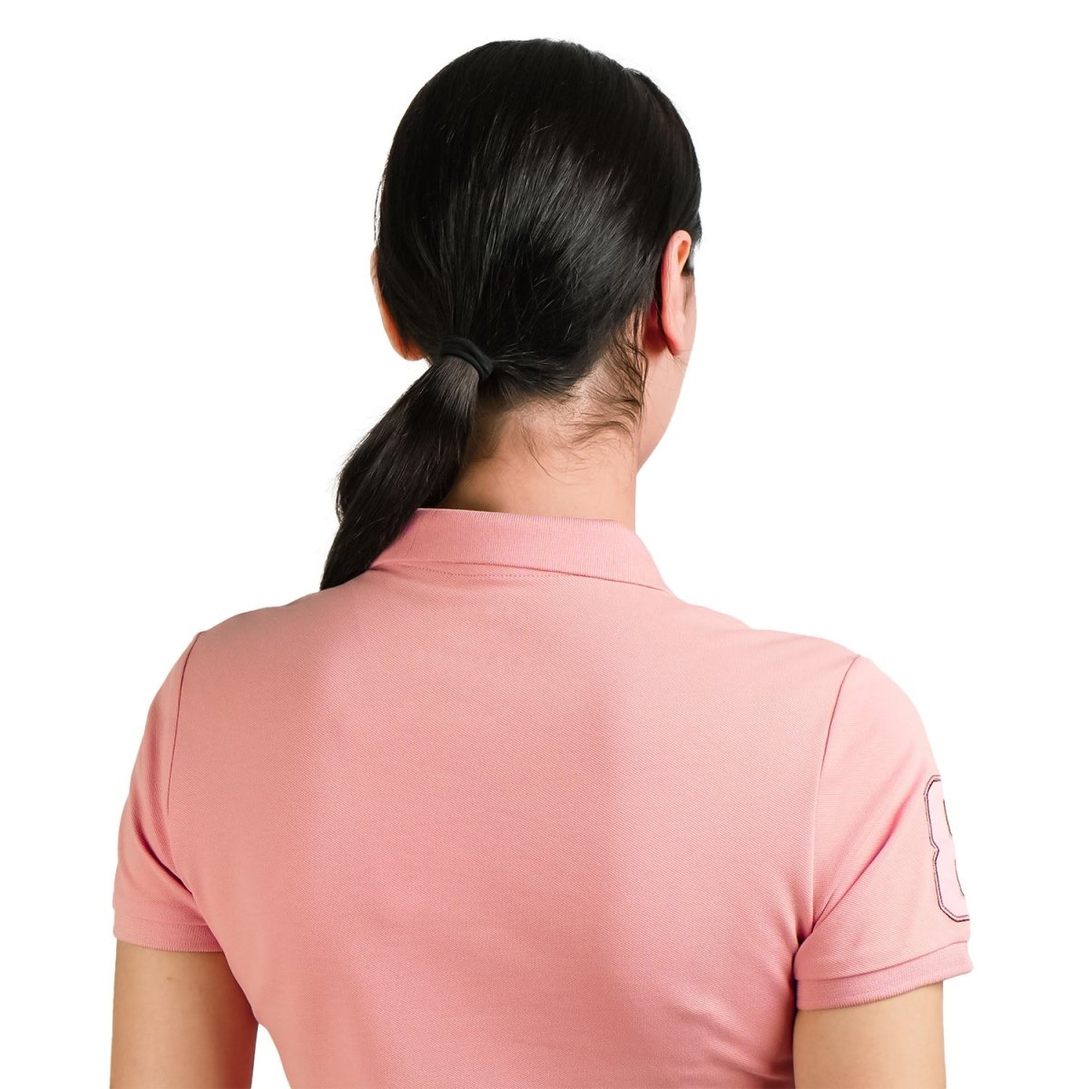Women's Slim Fit Napoleon Embroidery Polo - Giordano