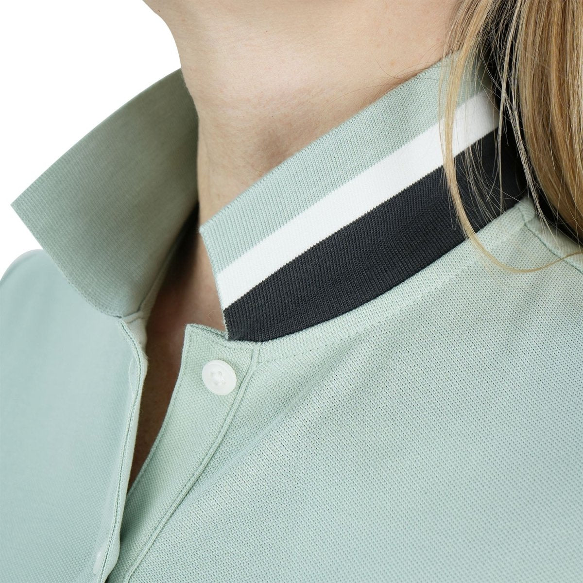 Women's Slim Fit Napoleon Embroidery Polo - Giordano