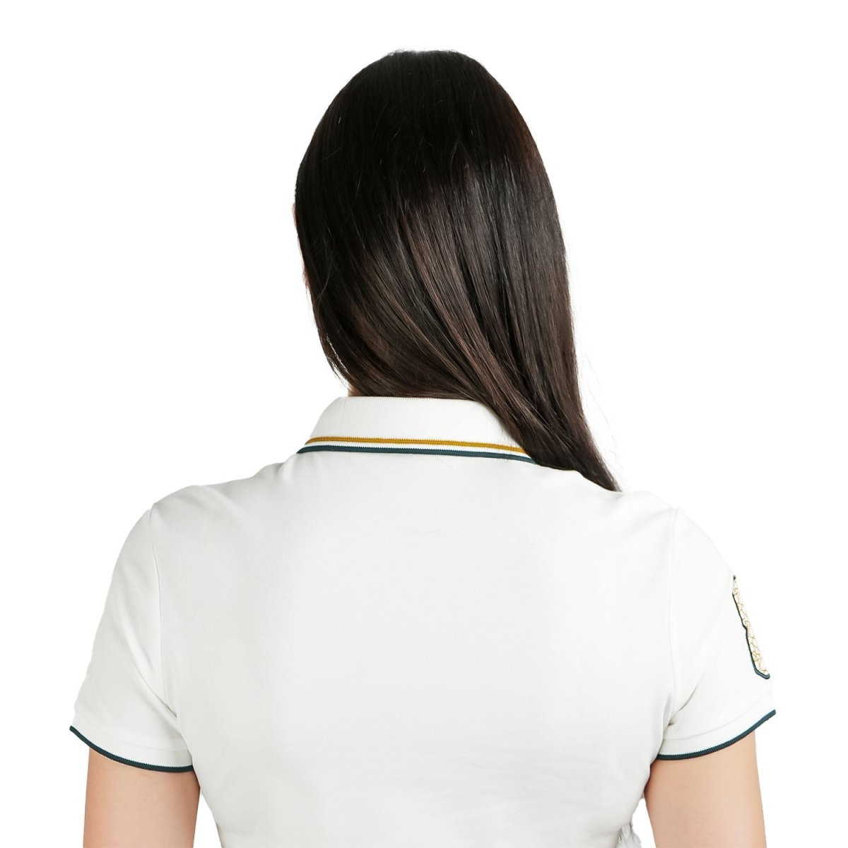 Women's Slim Fit Napoleon Embroidery Polo - Giordano