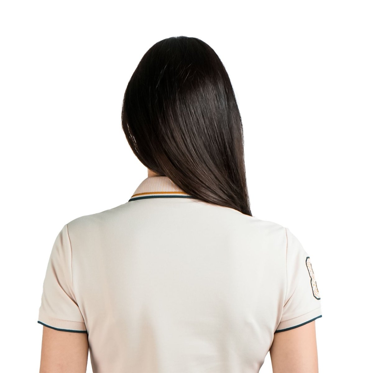 Women's Slim Fit Napoleon Embroidery Polo - Giordano