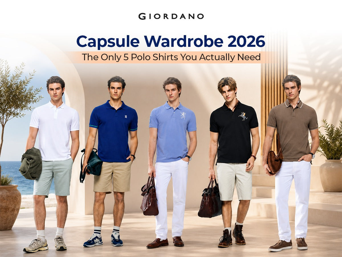 Capsule Wardrobe 2026: The Only 5 Polo Shirts You Actually Need