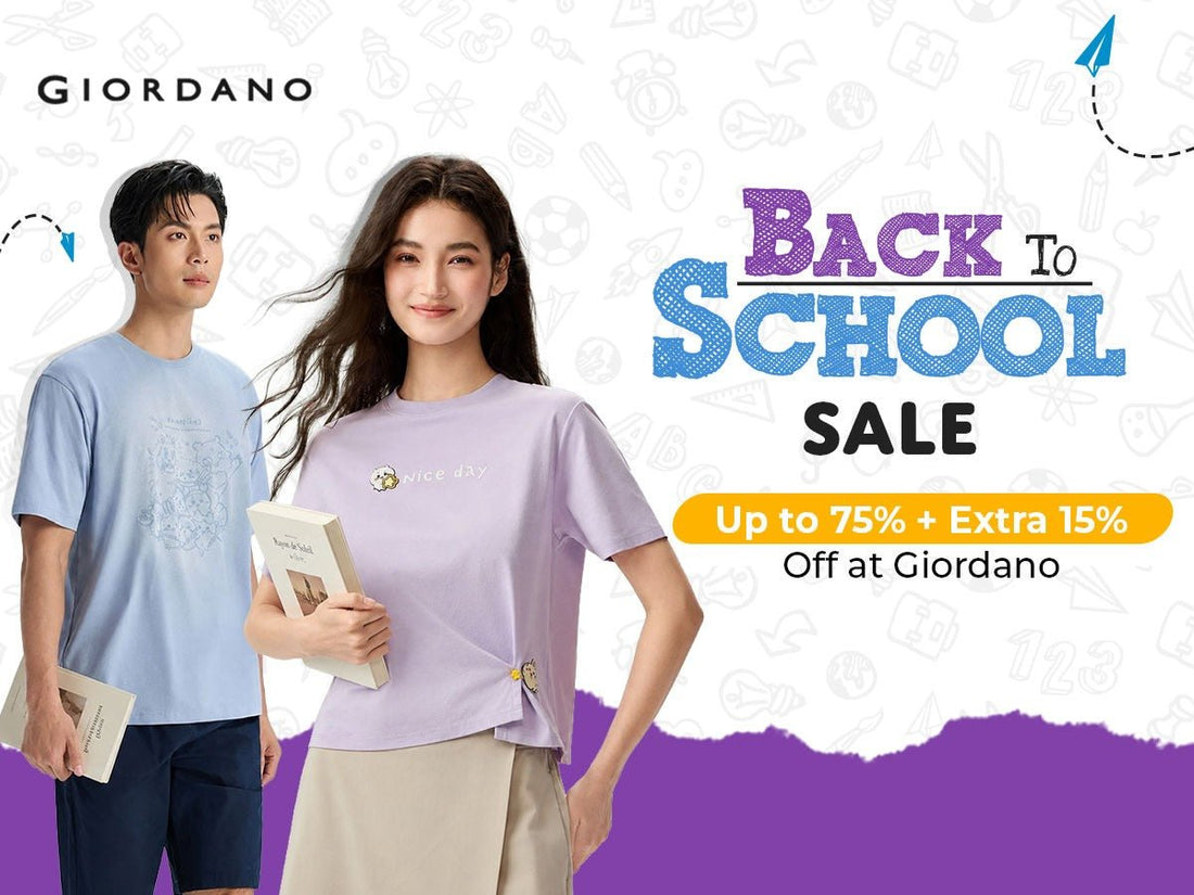 Back to School, Big Savings: Up to 90% Off at Giordano - Giordano