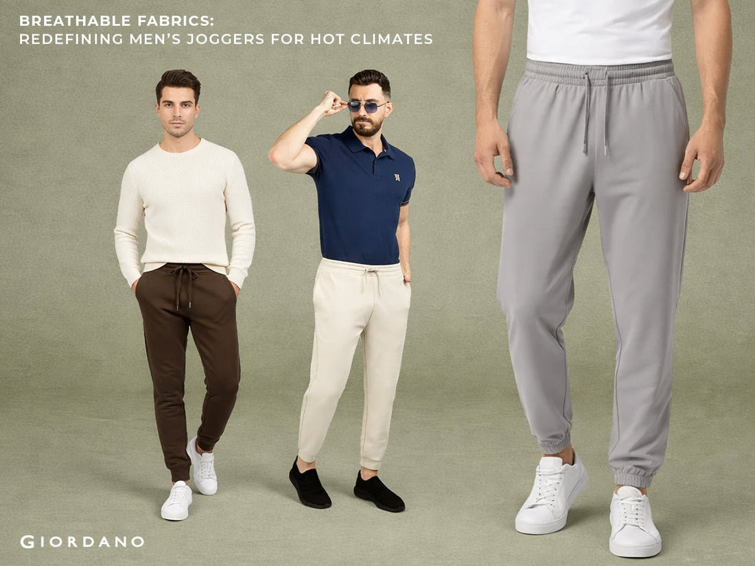 How Breathable Fabrics Are Redefining Joggers for Men in Hot Climates Like UAE - Giordano