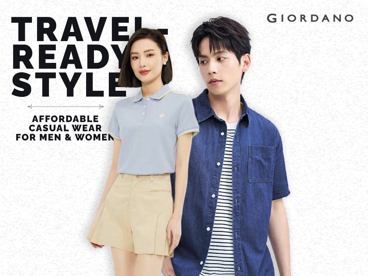 Travel in Comfort and Style with the Latest Casual Men’s Fashion Trends - Giordano