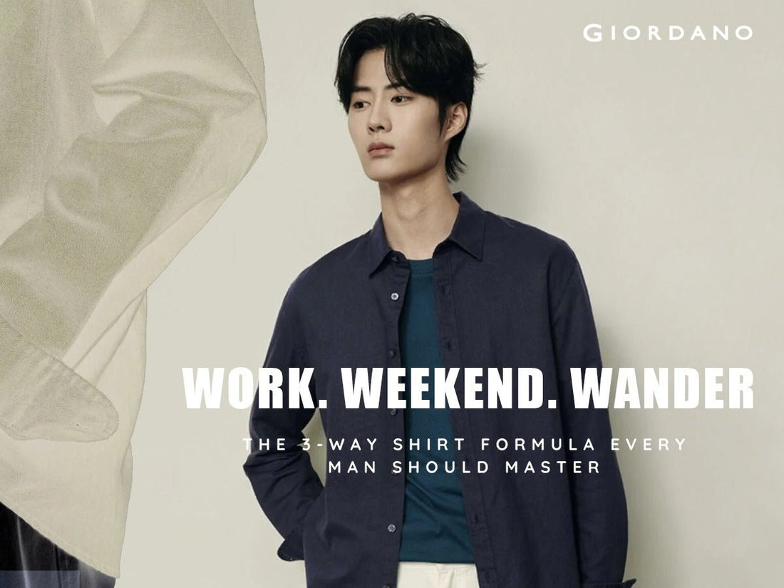 Work. Weekend. Wander: The 3-Way Shirt Formula Every UAE Man Should Master - Giordano