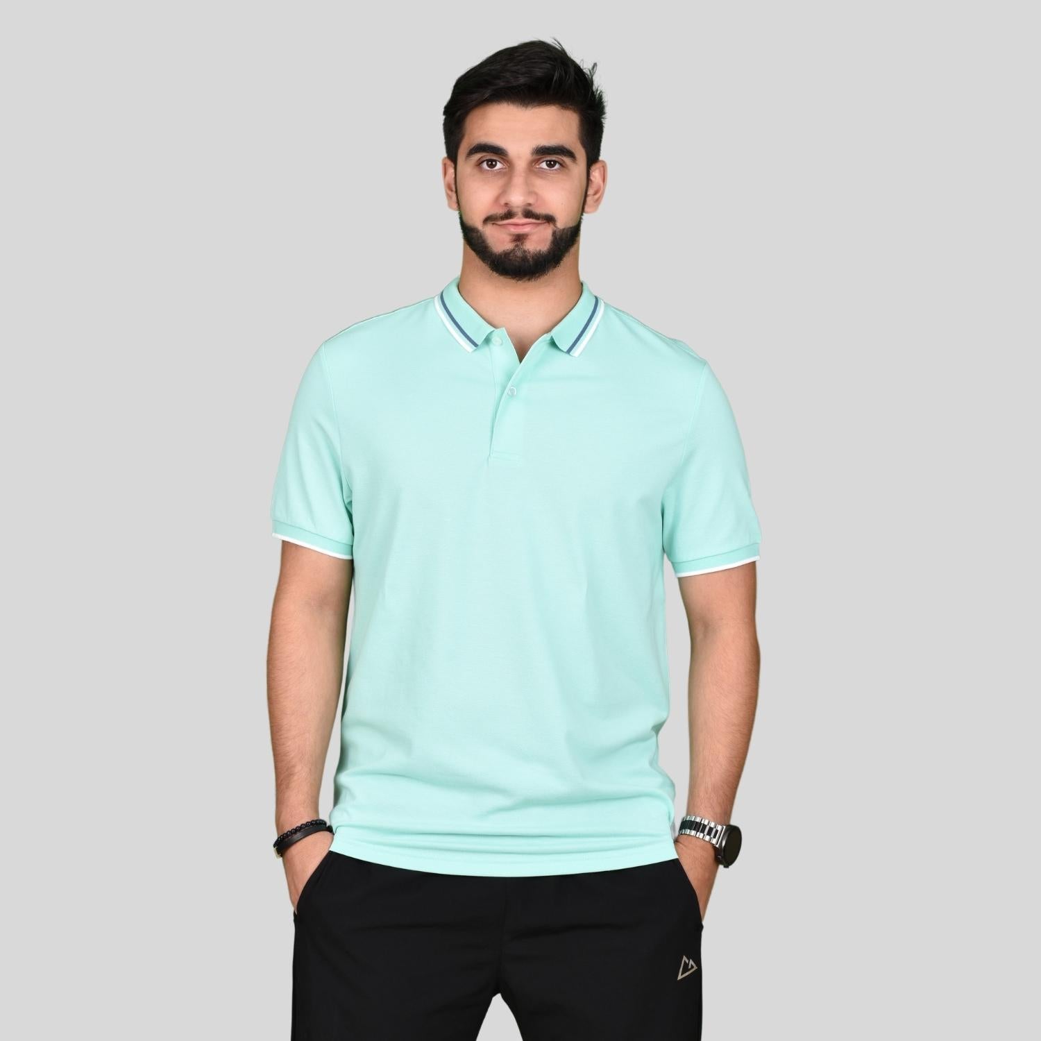 Men's Cotton Solid Polo