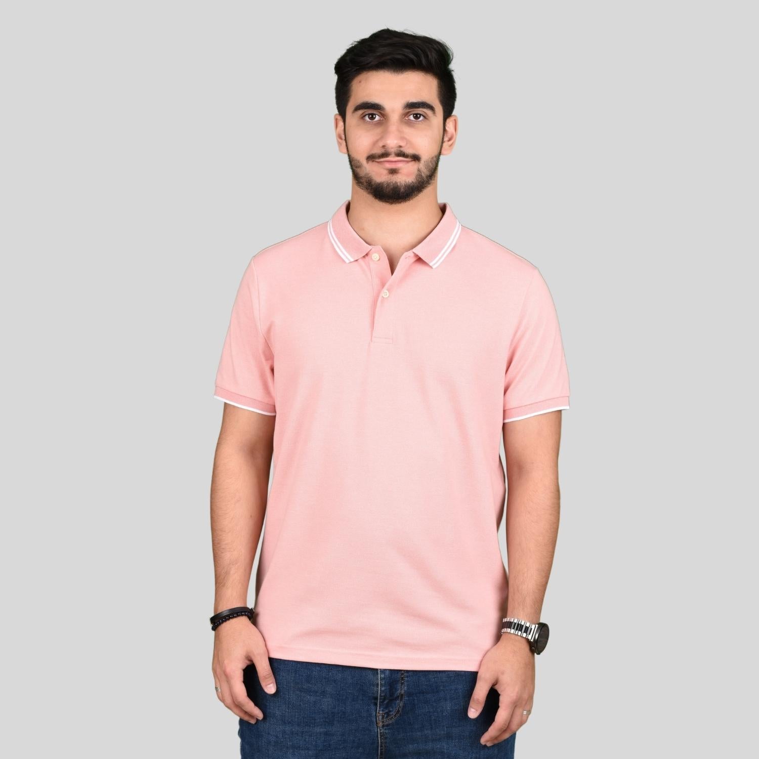 Men's Cotton Solid Polo
