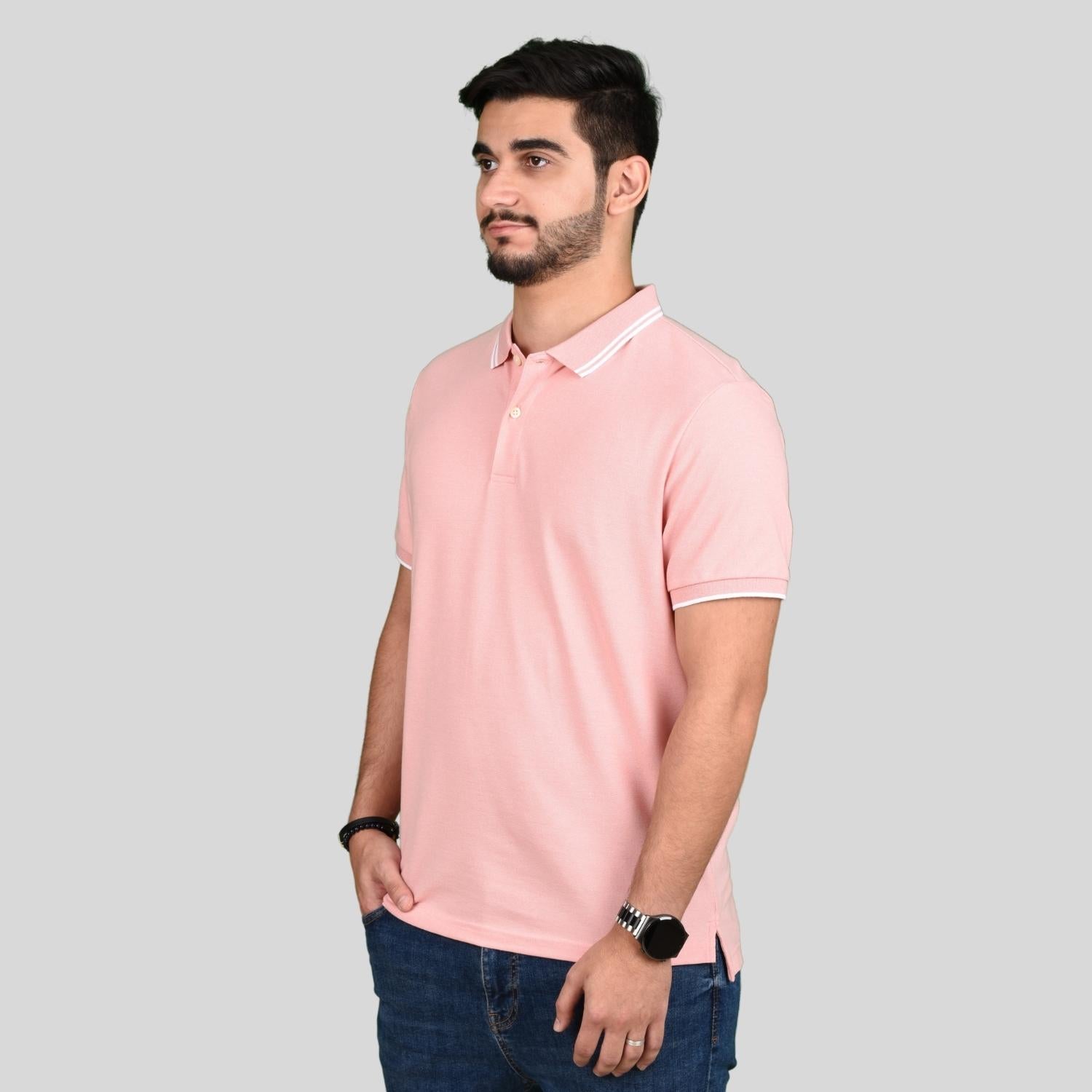 Men's Cotton Solid Polo