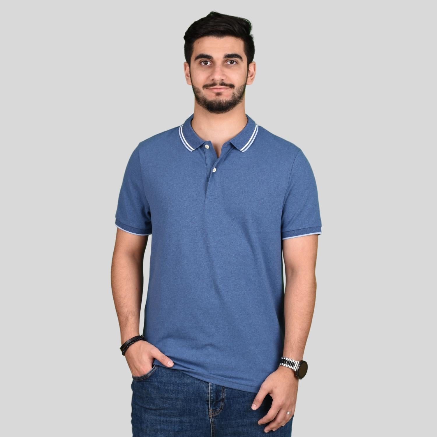 Men's Cotton Solid Polo