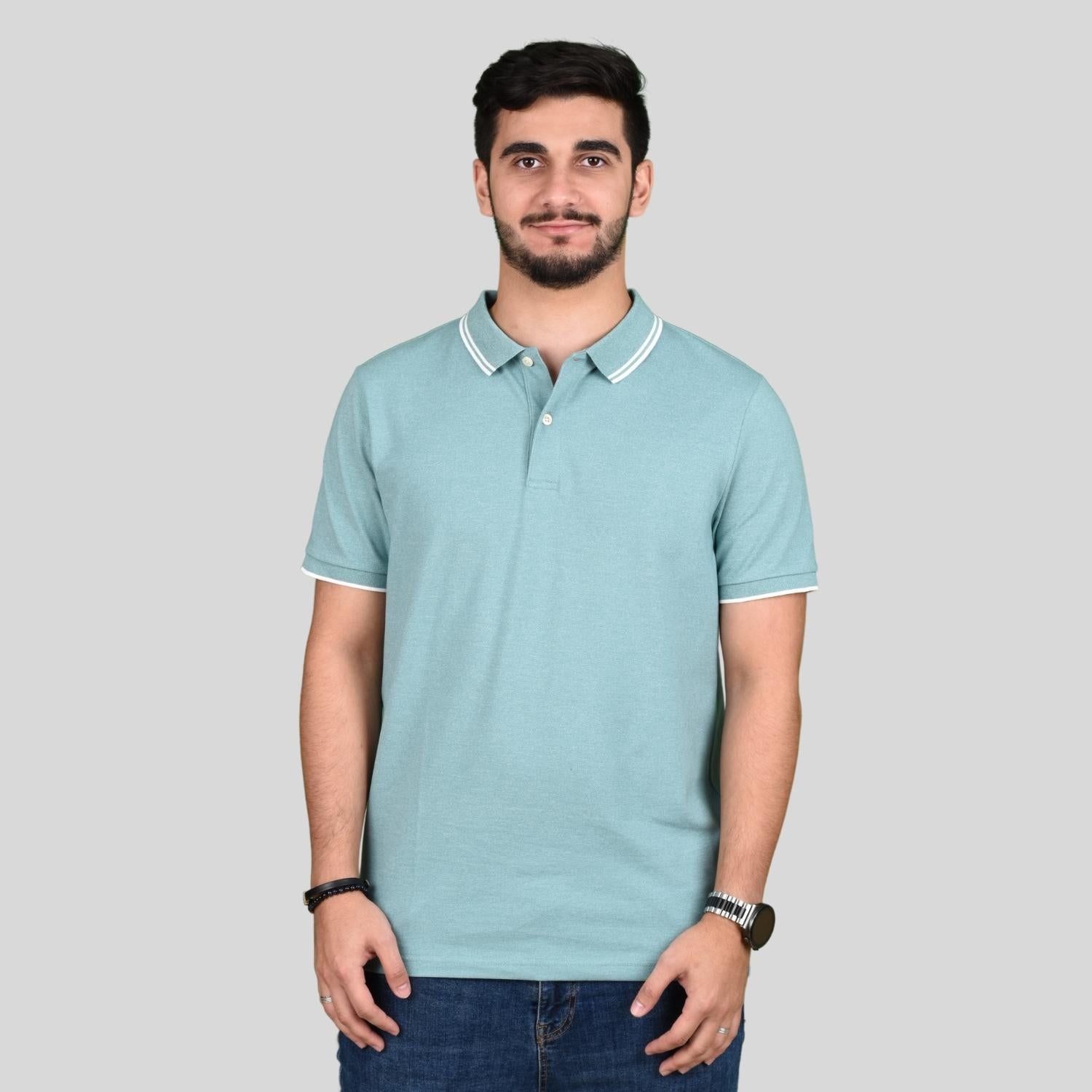 Men's Cotton Solid Polo