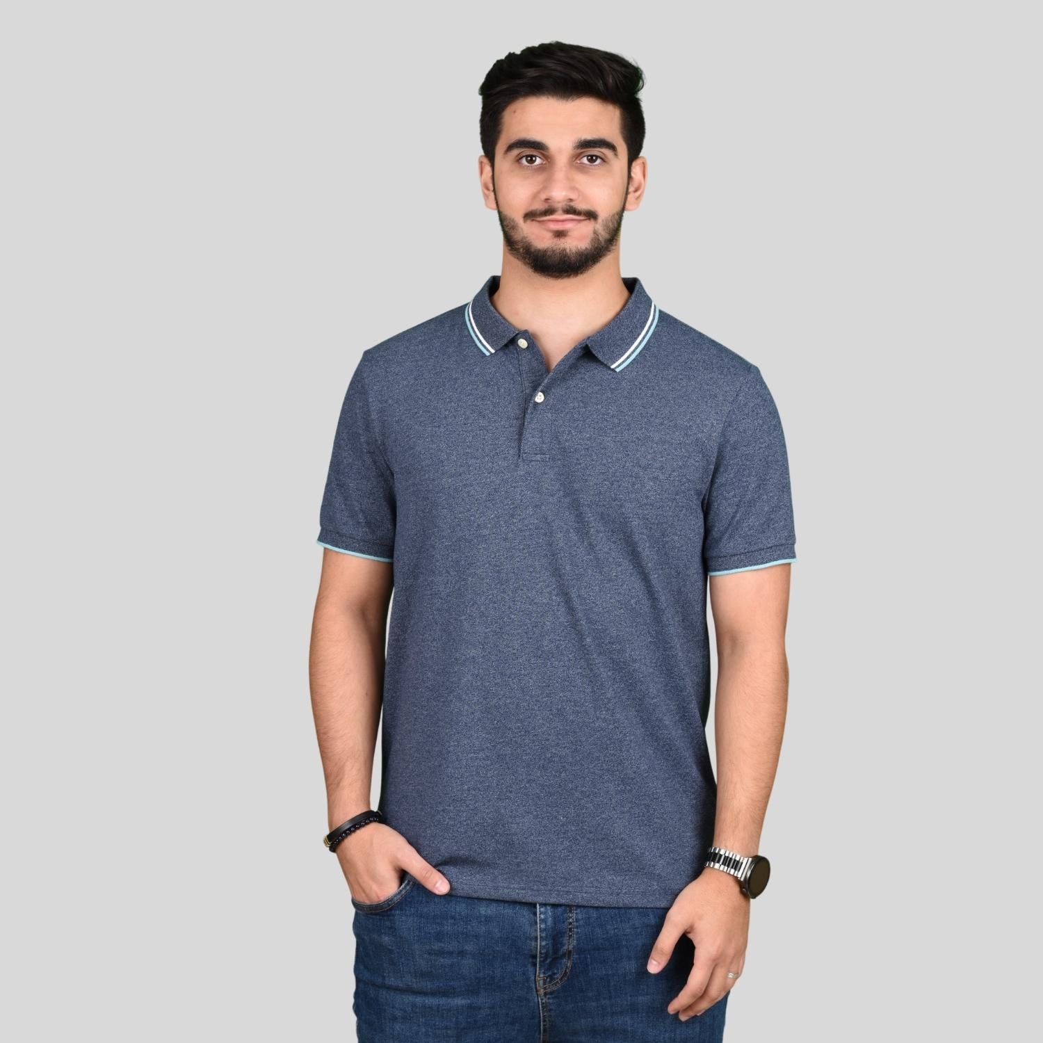 Men's Cotton Solid Polo