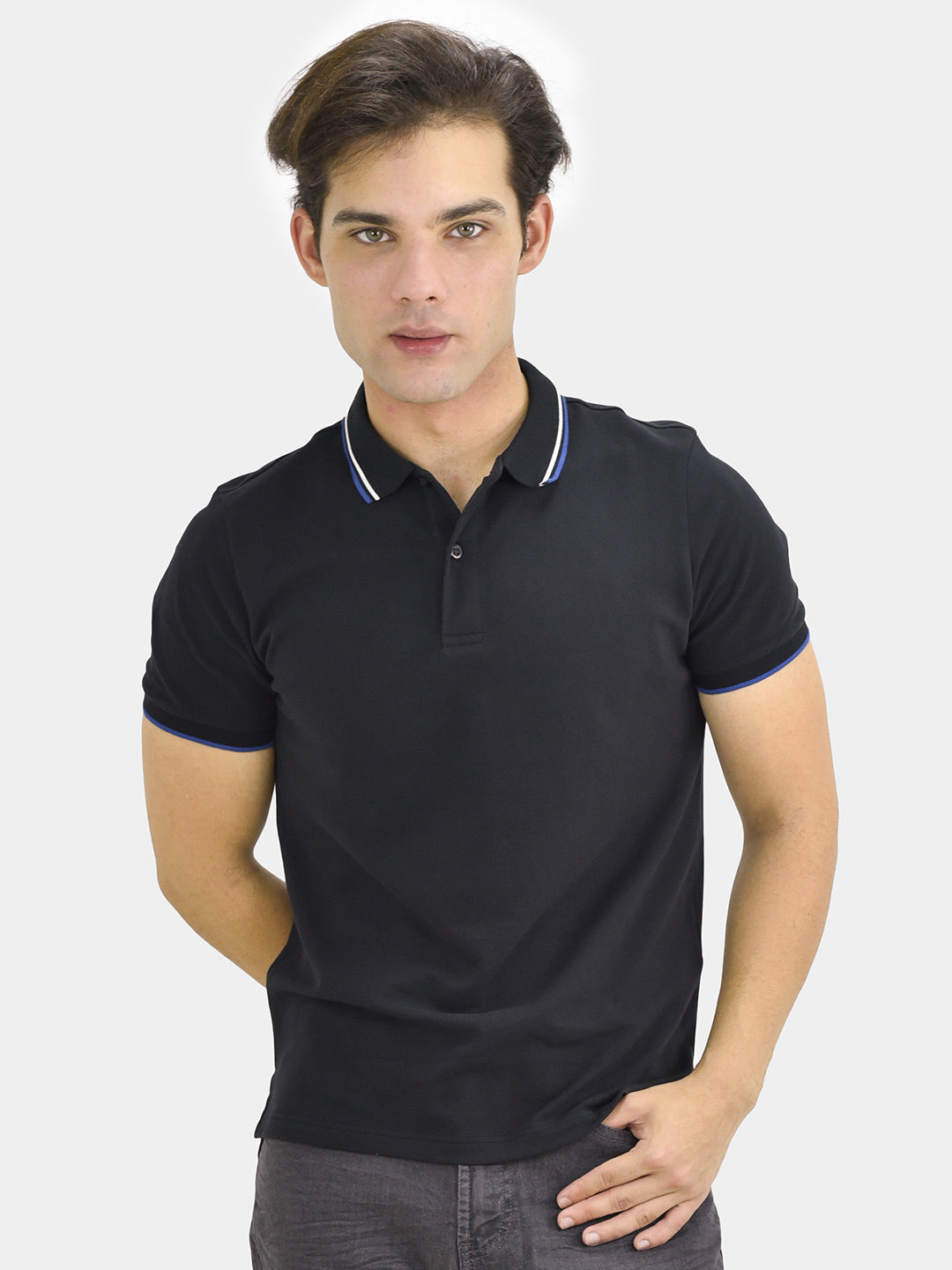 Men's Cotton Solid Polo