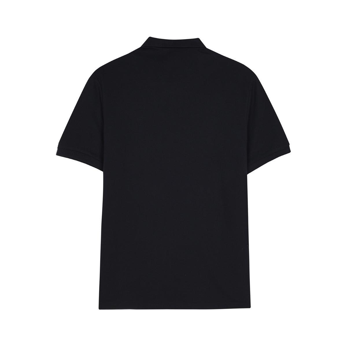 Men's Solid Small Napoleon Polo