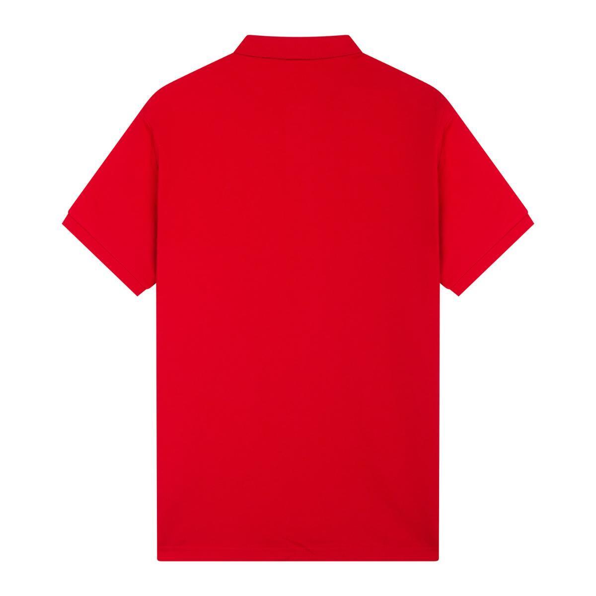 Men's Solid Small Napoleon Polo