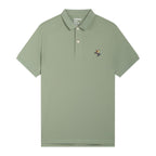Men's Solid Small Napoleon Polo