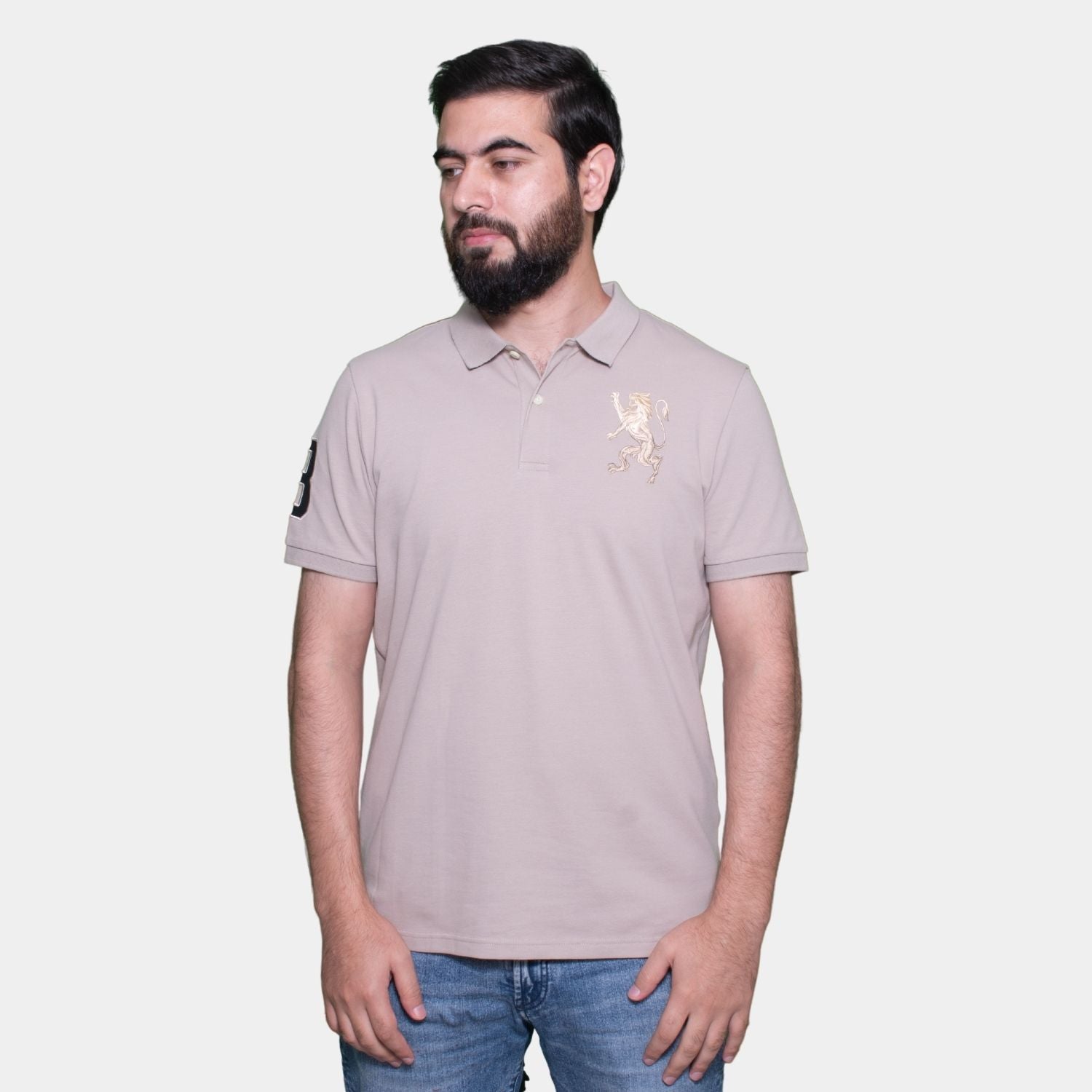 Men's 3D Lion Polo