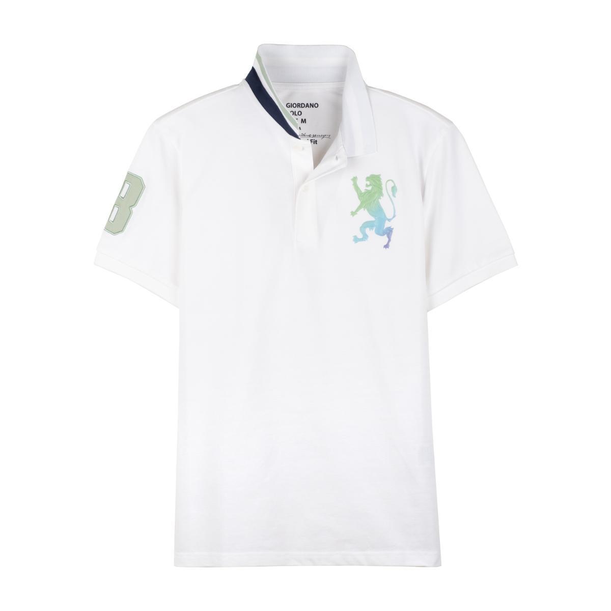 Men's 3D Lion Polo