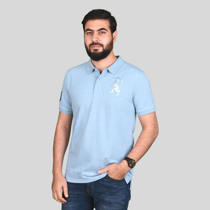 قميص بولو رجالي بطبعة أسد ثلاثية الأبعاد
