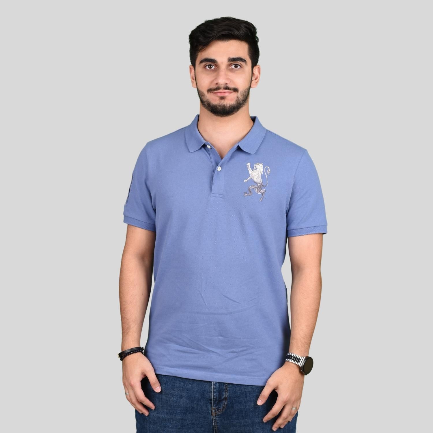 Men's 3D Lion Polo