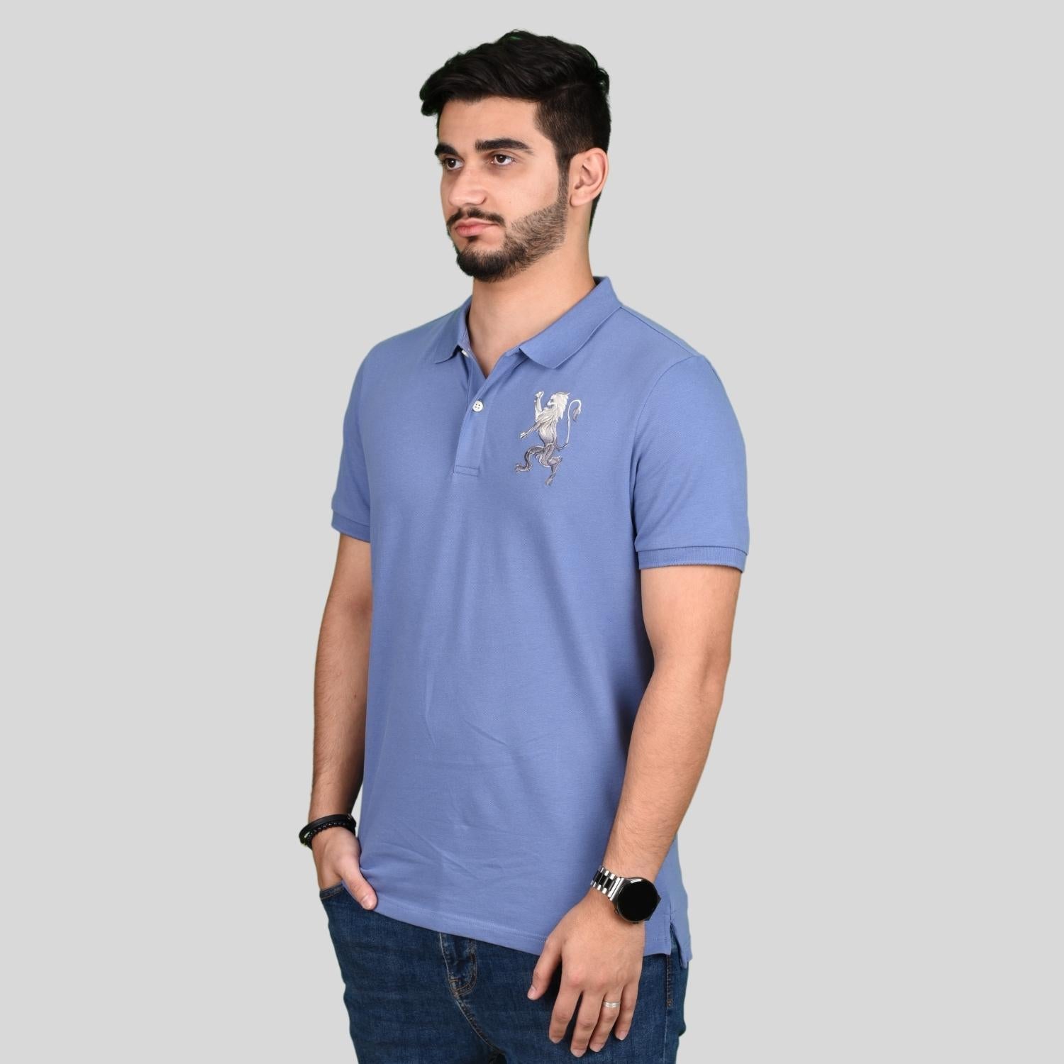 Men's 3D Lion Polo
