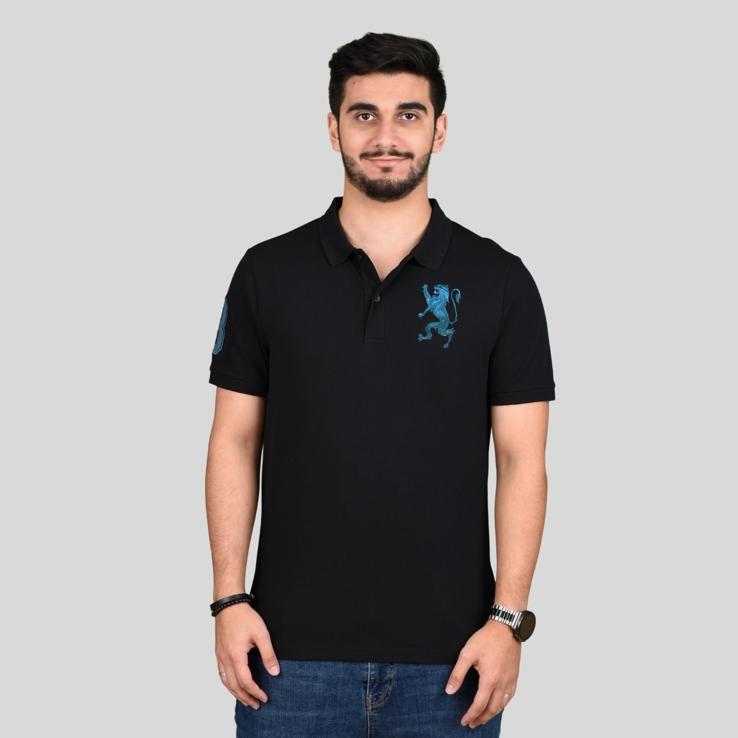 Men's 3D Lion Polo