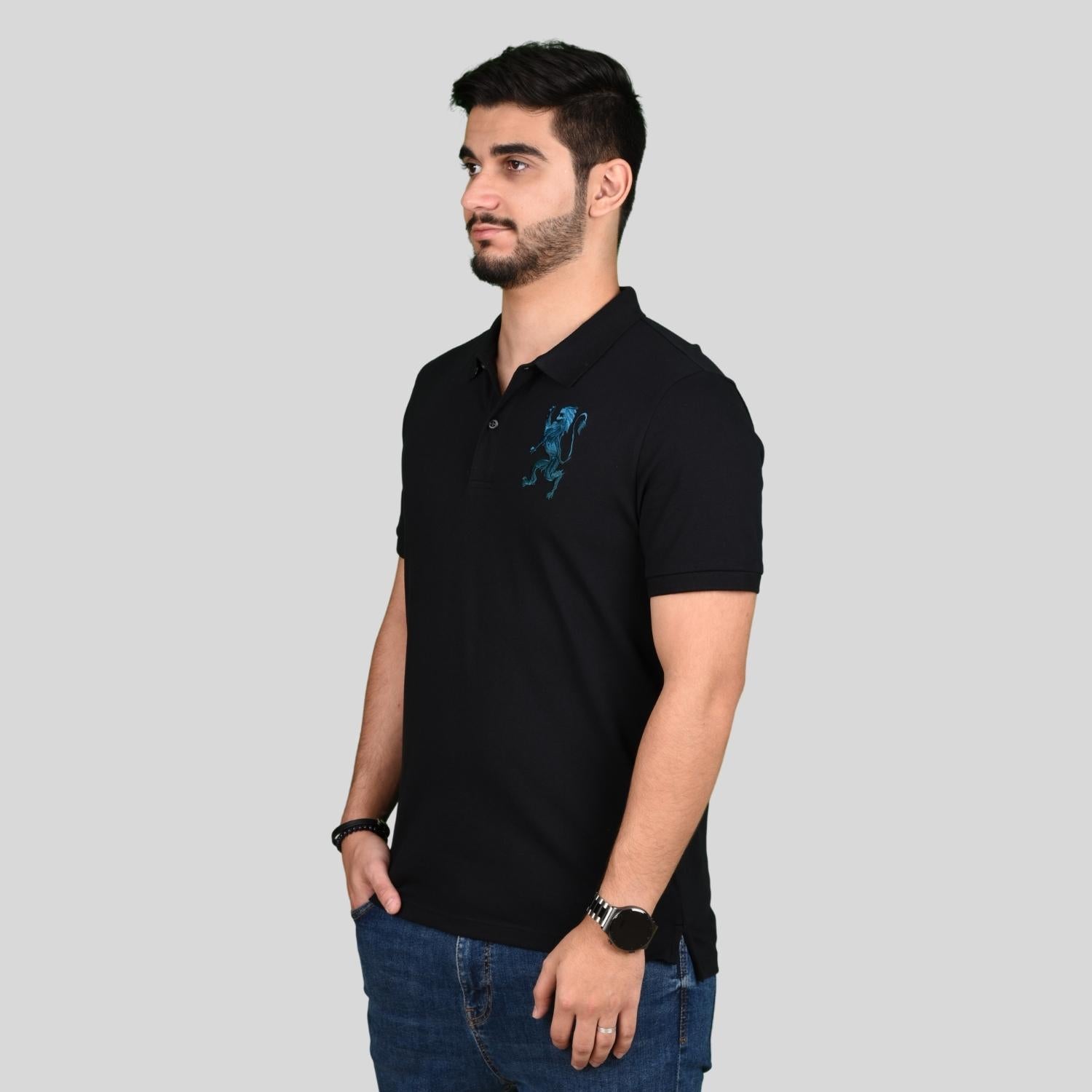 Men's 3D Lion Polo