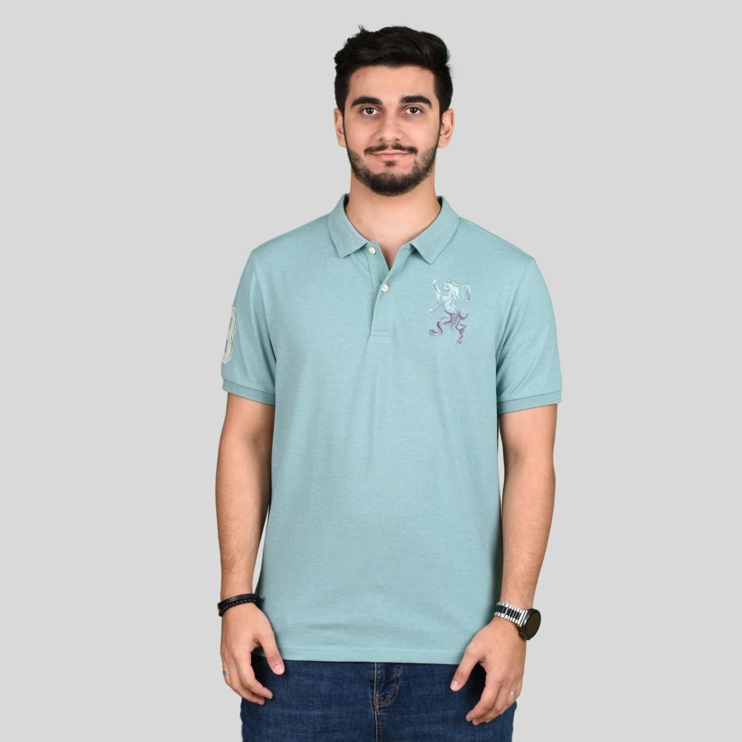 Men's 3D Lion Polo
