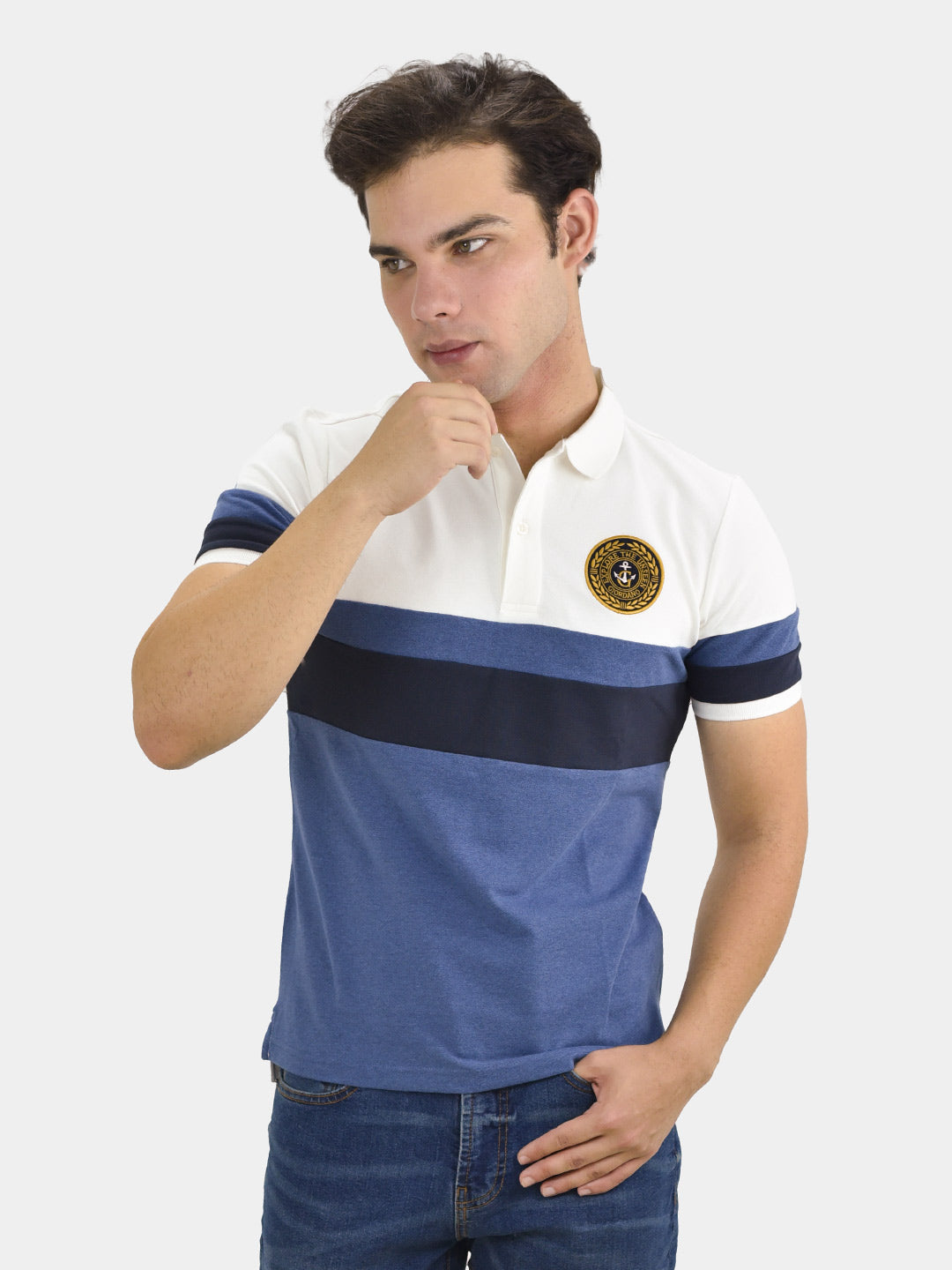 Men's Bold Embroidery Polo