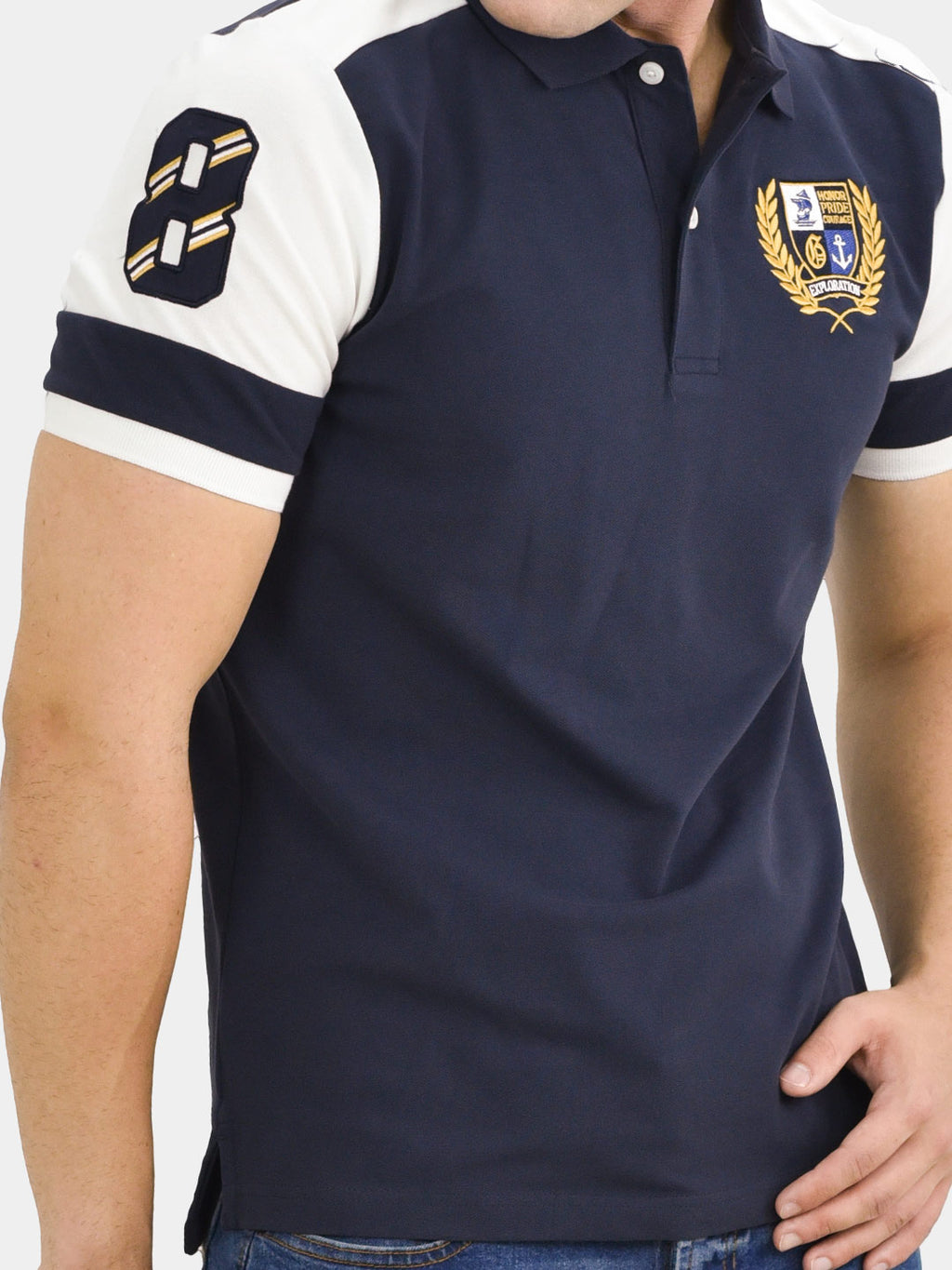 Men's Bold Embroidery Polo