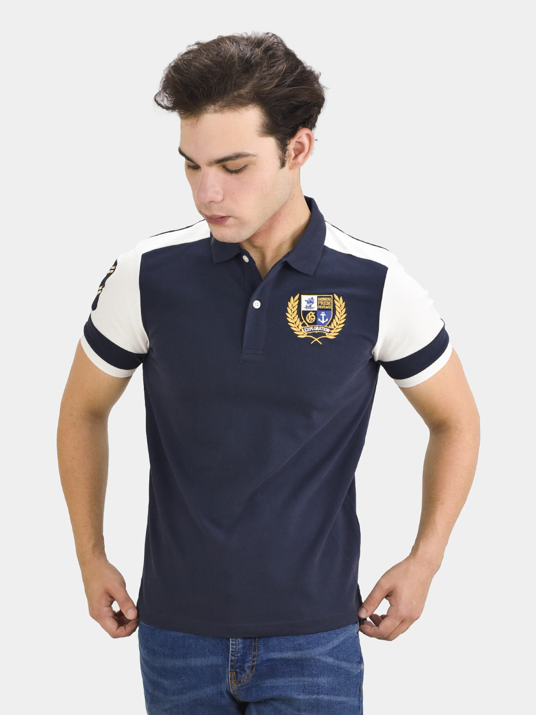 Men's Bold Embroidery Polo