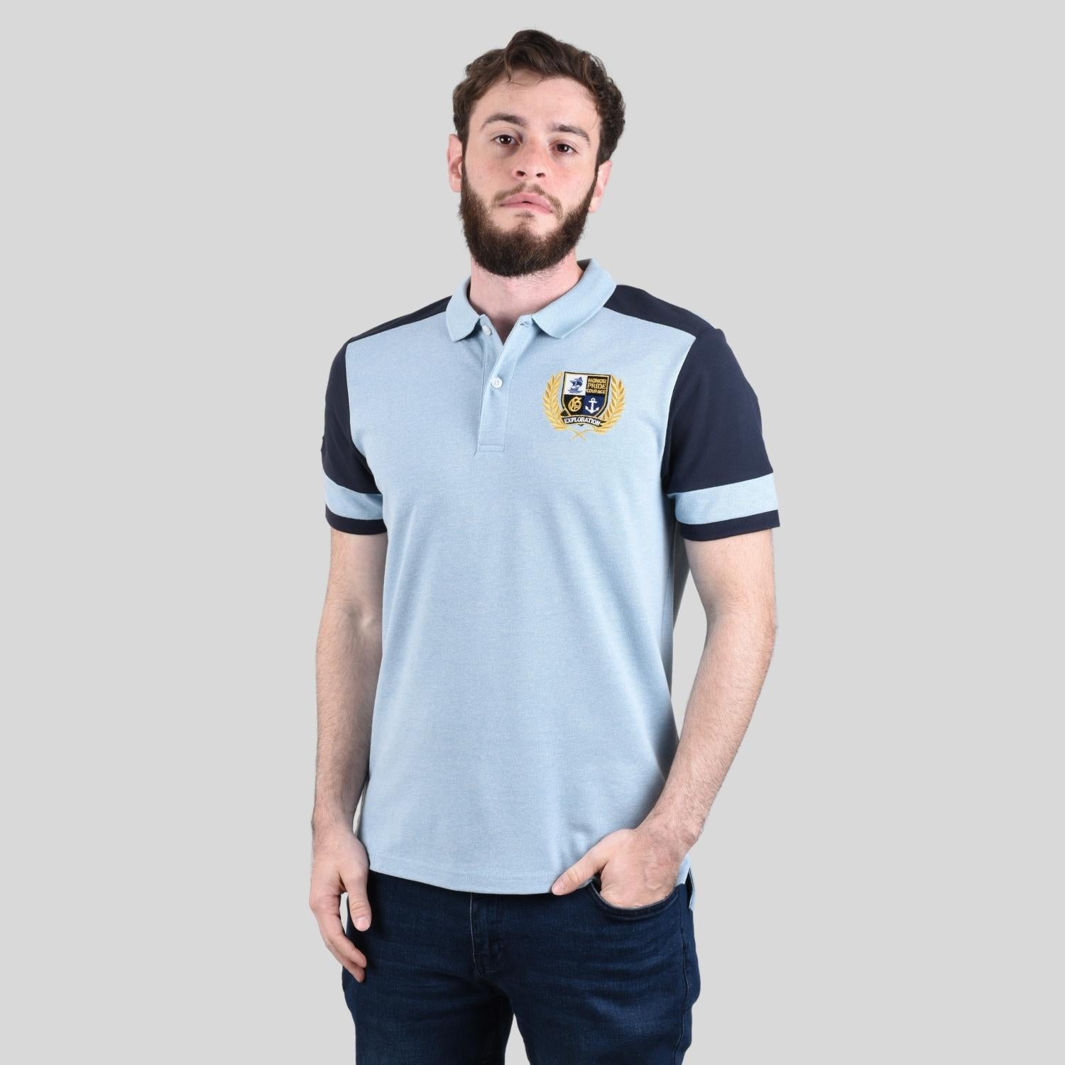 Men's Bold Embroidery Polo