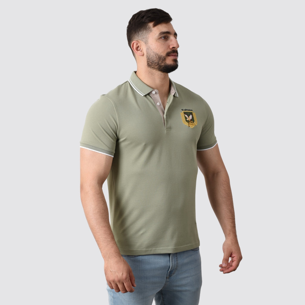 Men's Bold Embroidery Polo