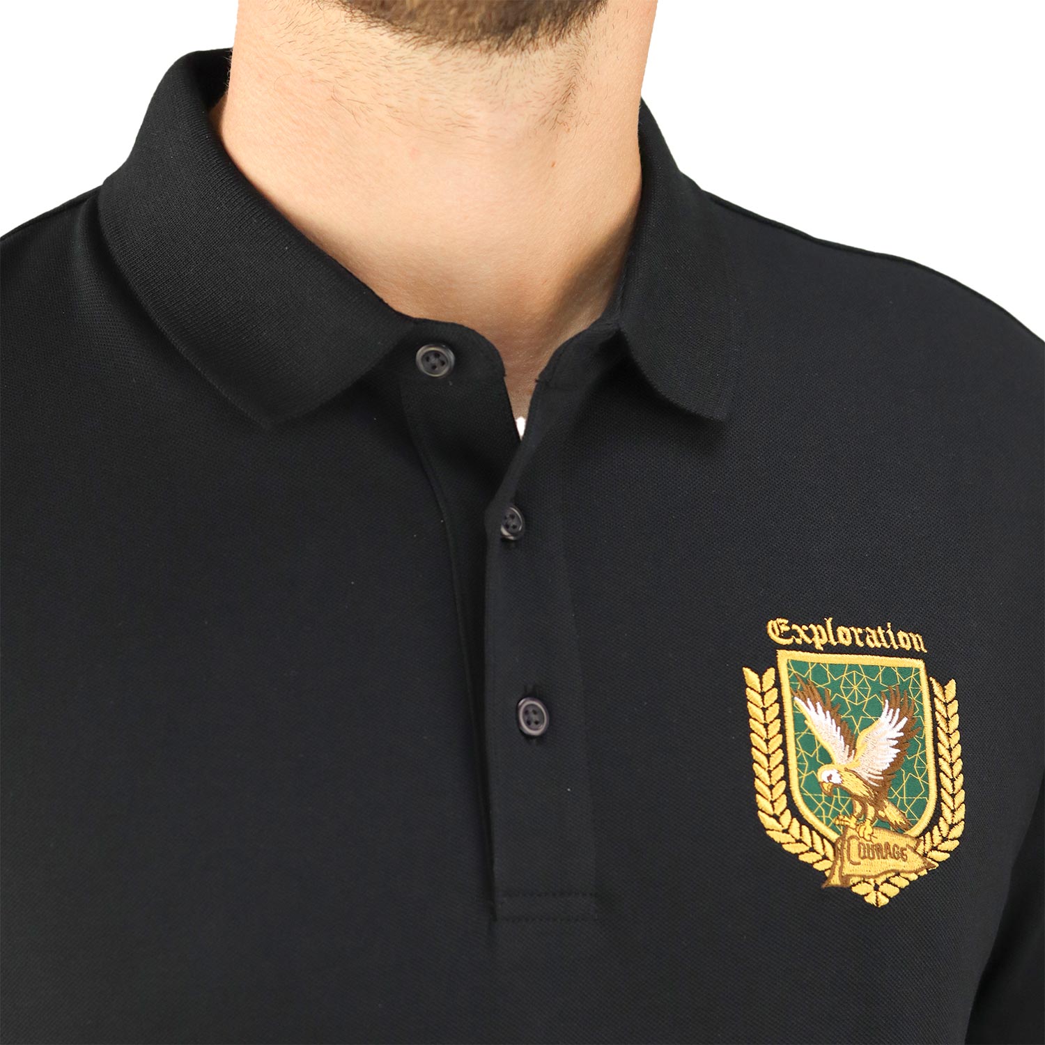 Men's Bold Embroidery Polo