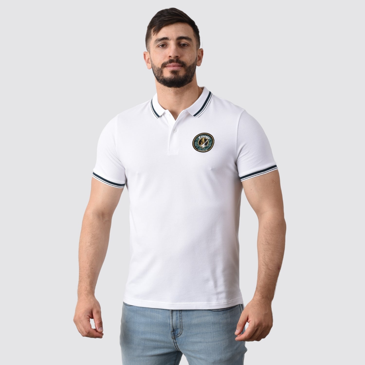 Men's Bold Embroidery Polo
