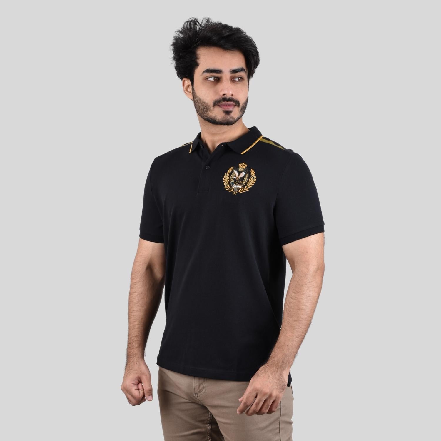 Men's Bold Embroidery Polo