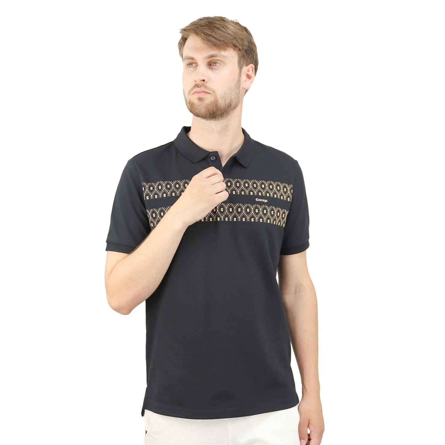 Men's Bold Embroidery Polo